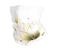 Lotus Chinese Painting Flower 26X30Cm Lavabile Scaldacollo Traspirante Cerchietto per Capelli per Uomo Bambini Outdoor