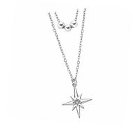 LOTUS Collana D'Argento Zirconia Stella 925 Argento Trendy JLP3048-1-1