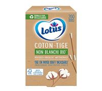 Lotus Cotone Steli Di Carta E Cotone Non-Blanchi Bio - Scatola 200 Bastoncini
