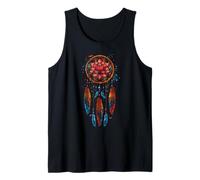 Lotus Dreamcatcher Native American Indian Feathers Arts Canotta