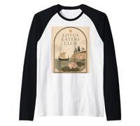 Lotus Eaters Club Vintage Greco Mitologia Viaggi Design Maglia con Maniche Raglan