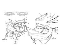 Lotus Elise S3 2011 + Acciaio Inox Bulloni Guscio Copertura Fissaggi a