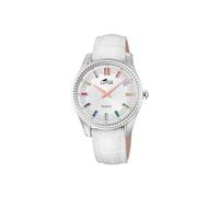 LOTUS Bliss da donna (38mm) quadrante argento/cinturino in pelle bianca L18899/1