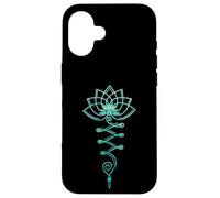 Lotus Fiore, Unalome, Yoga, Meditazione, Zen, Buddismo Custodia per iPhone 16