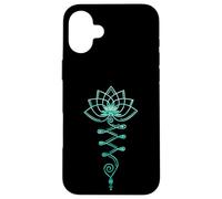 Lotus Fiore, Unalome, Yoga, Meditazione, Zen, Buddismo Custodia per iPhone 16 Plus