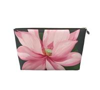 Lotus Flower 1 borsa per cosmetici da viaggio stampata con cerniera dorata organizer per trucchi custodia cosmetica borsa da toilette per donne mamme ragazze, Oro, One Size, Beauty case