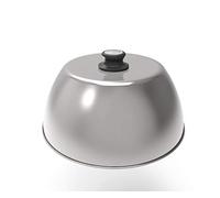 Lotus-Grill - Coperchio per barbecue in acciaio INOX con termometro, per arrosti e bistecche e per cuocere e stufare, lavabile in lavastoviglie (XL G435)