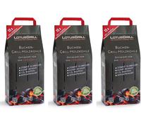 LOTUS GRILL | PELLET DI FAGGIO | 3 SACCHI DA 2.5 KG |