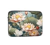 Lotus in the pond - Custodia per laptop da 10", sottile e portatile, adatta per viaggi in ufficio e pendolari