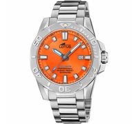 Lotus L18926/3 Uomo Arancione Quadrante Diver Orologio