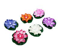 Lotus Luci Notturne LED Confezione da 6 Lanterne Colorate per Uso Interno Estern