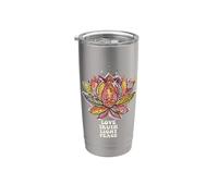 Lotus Mandala Amore Verità Luce Pace Yoga Boho Meditazione Bicchiere termico in acciaio inox doppia parete