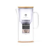 LOTUS NATUR KATARA caraffa filtrante in vetro con coperchio in Bambù