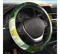Lotus on Water Coprivolante per Auto Coprivolante Elasticizzato Elasticizzato 15 Pollici Morbido Protettore per Volante Universale Traspirante Antiscivolo Accessori per Auto per SUV Furgoni Camion