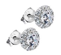 LOTUS Orecchini A Fiore In Argento Con Zirconia Per Donna 925 JLP1290-4-1