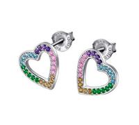 Lotus Orecchini A Perno Cuore 925 Argento LP1963-4/1 Zirconia JLP1963-4-1