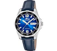 LOTUS Orologio Automatico Uomo in Pelle Blu Orologio Analogico Uomo