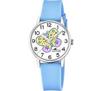 LOTUS Orologio Bambina Analogico in Acciaio Inossidabile e Gomma Blu