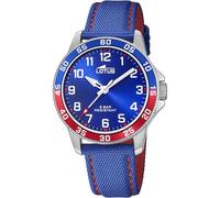 Lotus Orologio da polso 18787/1 - Pelle blu - Movimento al quarzo - Vetro minerale - 5 ATM - Junior