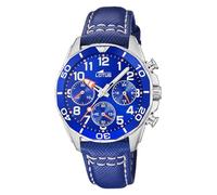 LOTUS Orologio Bambino Analogico in Acciaio Inossidabile e Pelle Blu