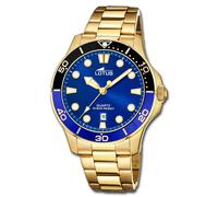 Lotus Orologio da Uomo Moda 18761/4 Acciaio Inox Polso Sport Oro UL18761/4