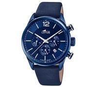 Lotus Orologio da Uomo Sport 18681/1 Pelle Quarzo Polso Khrono Blu UL18681/1