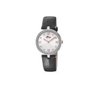 Lotus Orologio Donna 18462/6 Outlet Cassa in Acciaio Inox 316L Argento Cinturino in Pelle Grigio, argento