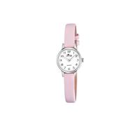 Lotus Orologio Donna 18963/2 Outlet Cassa in Acciaio Inox 316L Argento Cinturino in Pelle Rosa, bianco, striscia