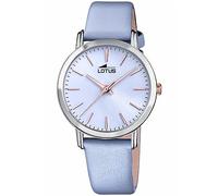 LOTUS Orologio Donna Analogico in Acciaio Inossidabile e Pelle Blu