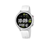 LOTUS Orologio Intelligente Uomo Donna Smartwatch Unisex Silicone Bianco - Impermeabile IP65 - Voce IA, controllo musica, passi e calorie, telefono, sport, sonno 50203/1