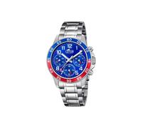 Lotus Orologio Modello 18580/4 della Collezione Junior Collection, Cassa da 36 mm Blu con Cinturino in Acciaio per cadetti