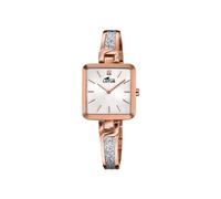 Lotus Orologio Modello 18727/1 della Collezione Bliss, Cassa 27,50/26,00 mm Argento con Cinturino in Acciaio Rosa per Signora
