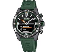 LOTUS Orologio Smart Uomo Ibrido Connected D in Gomma Verde