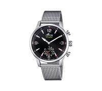 LOTUS Orologio Smart Uomo Ibrido Connected in Acciaio Inossidabile 316l | Analogico Smart, Impermeabile 10 ATM 18803/3, Controllo Musica, Contapassi, Notifica e Rifiuta Chiamate