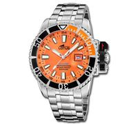 Lotus Orologio Uomo Acciaio Inox Silicone Arancione Classic da Polso UL18938/2