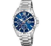 LOTUS Orologio Uomo Analogico Acciaio Inox 316L Argento - Quarzo - Vetro Minerale - Impermeabile 5 ATM - Multifunzione 18812/1