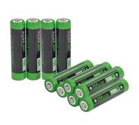 LOTUS POWER 10 pezzi Batterie ricaricabili Ni-MH AAA, portatili e riciclabili 1100 mAh Batterie AAA 1,2 V AAA (dieci batterie)