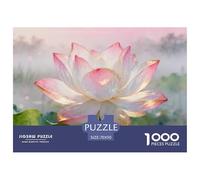 Lotus, Puzzle Da 1000 Pezzi, Immagini Splendide E Raffinate, Perfetto Per Incorniciare, Adatto Dai 12 Anni, Flower, 70x50cm/1000pcs