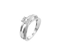 LOTUS SILVER Anello LP3732-3/112 Pure Essential Argento Zirconi incastonati Donna