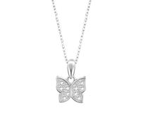 LOTUS Argento Collana Donna Argento Sterling 925 - Pendente a Farfalla - Collana Sofisticata con Finitura Raffinata LP3051-1/1 - Collane Donna - Regalo Compleanno, Anniversario, San Valentino, Mamma