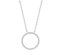 LOTUS SILVER Collier Cercle oxydes