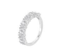 LOTUS SILVER Anello Donna Argento 925 Sterling - Design Ergonomico e Vestibilità Perfetta LP3839-3/114 - Ideale per Fidanzamento - Promessa - Matrimonio - Con Zircone - Anelli Donna