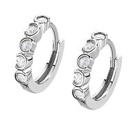 Lotus Silver Orecchini a Cerchio LP1785-4-1 Argento 925 Zirconia