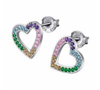 Lotus Silver Orecchini Cuore LP1963-4/1 Zirconia 925 Argento Sterling