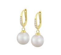 LOTUS SILVER Orecchini Donna Argento 925 ml - a Goccia - Perle