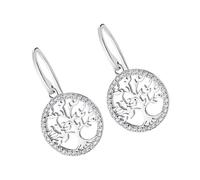 Lotus Silver Orecchini Pendente in Argento 925 con Zirconia JLP1746-4-1