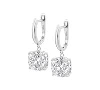 Boucles d'oreilles Lotus Silver oxyde blanc