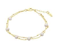 LOTUS SILVER PULSERA SRA.DOBLE.PERLA