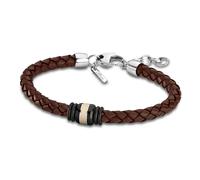 Lotus Style Bracciale Argento Braun LS1814-2/4 Uomo Gioiello Inox JLS1814-2-4