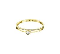 LOTUS STYLE Bracciale Donna Acciaio Inossidabile LS2121-2/1 Cuore - Bracciale Sofisticato con Lucidatura e Finitura Raffinata - Bracciale Dorato 6,1 cm - Regalo Compleanno - Occasioni Speciali